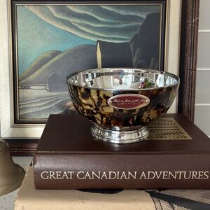 Vintage Lauren Ralph Lauren Wentworth Tortoise Nut Bowl-Custom Engraved